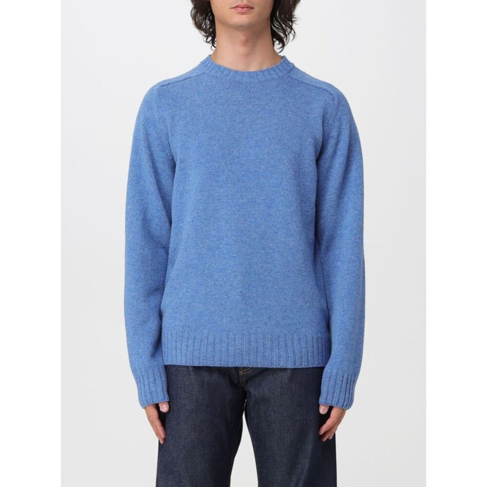 Sebago Men Long-Sleeve Wool Crewneck Jumper Sebago With Ribbed Trims